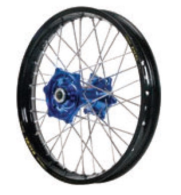 Dubya - Dubya MX Rear Wheel with Excel Rim - 2.15x18 - Blue Hub/Black Rim - 70-3066DB