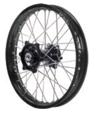 Dubya - Dubya MX Rear Wheel with Excel Rim - 2.15x18 - Black Hub/Black Rim - 70-3120BB