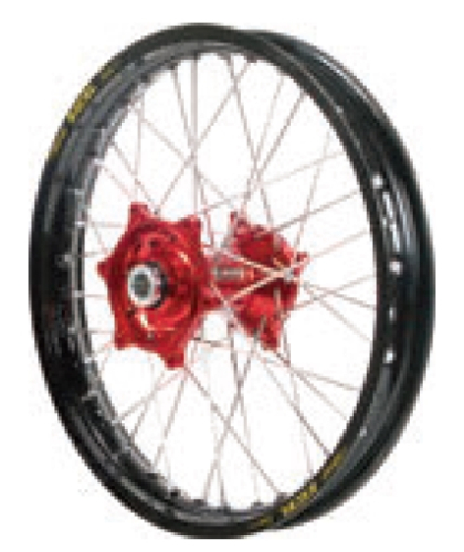 Dubya - Dubya MX Rear Wheel with Excel Rim - 2.15x18 - Red Hub/Black Rim - 70-3066RB