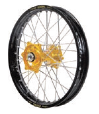 Dubya - Dubya MX Front Wheel with DID DirtStar Rim - 1.60x21 - Gold/Black - 70-4132GB