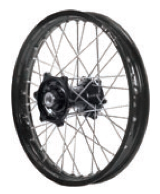 Dubya - Dubya MX Rear Wheel with Excel Rim - 2.15x19 - Black Hub/Black Rim - 70-3067BB