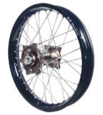 Dubya - Dubya MX Front Wheel with Excel Rim - 1.60x21 - Magnesium Hub/Black Rim - 70-3175MB