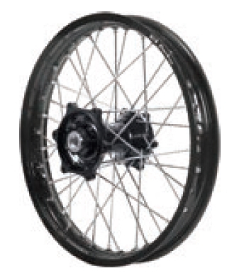 Dubya - Dubya MX Rear Wheel with Excel Rim - 2.15x18 - Black Hub/Black Rim - 70-3004BB
