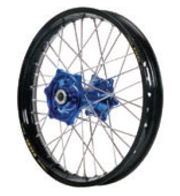 Dubya - Dubya MX Rear Wheel with Excel Rim - 2.15x18 - Blue Hub/Black Rim - 70-3004DB