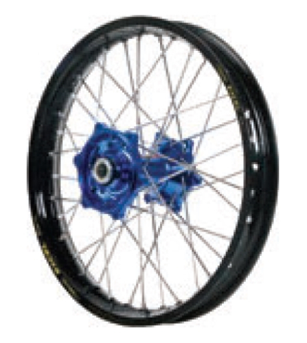 Dubya - Dubya MX Front Wheel with DID DirtStar Rim - 1.60x21 - Blue Hub/Black Rim - 70-4070DB