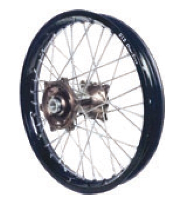 Dubya - Dubya MX Rear Wheel with DID DirtStar Rim - 2.15x18 - Magnesium Hub/Black Rim - 70-4004MB