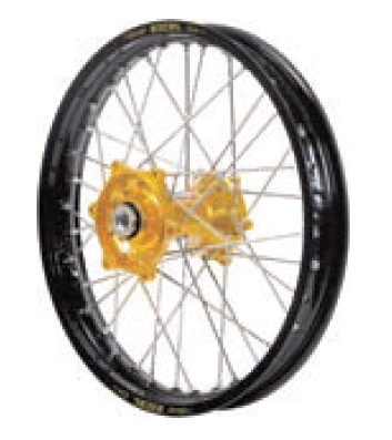Dubya - Dubya MX Front Wheel with DID DirtStar Rim - 1.60x21 - Gold/Black - 70-4104GB