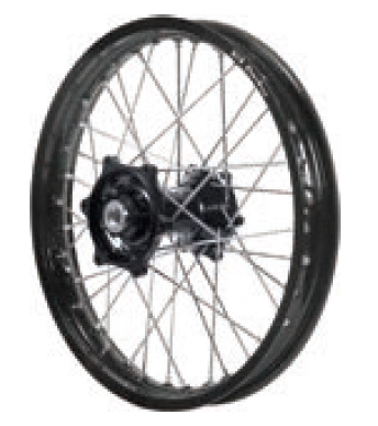 Dubya - Dubya MX Rear Wheel with Excel Rim - 2.15x19 - Black Hub/Black Rim - 70-3155BB