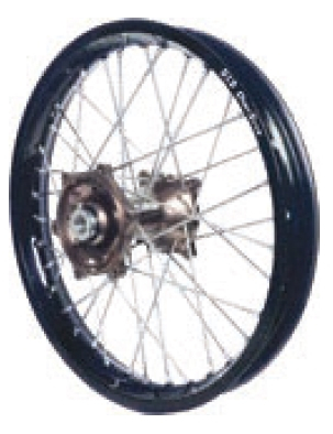 Dubya - Dubya MX Front Wheel with Excel Rim - 1.60x21 - Magnesium Hub/Black Rim - 70-3169MB