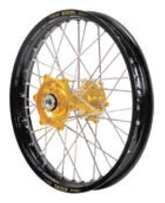 Dubya - Dubya MX Rear Wheel with Excel Rim - 2.15x19 - Gold Hub/Black Rim - 70-3170GB