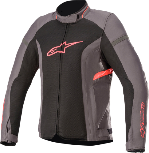 Alpinestars - Alpinestars Stella T-Kira V2 Air Womens Jacket - 3312021-9138-L - Tar Gray/Black/Diva Pink - Large