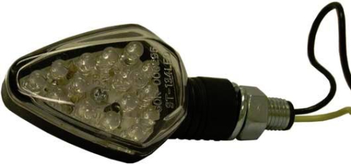 DMP - DMP LED Marker Lights - 8 LED - Black Blunt Arrow Body - Amber Lens - 900-0041