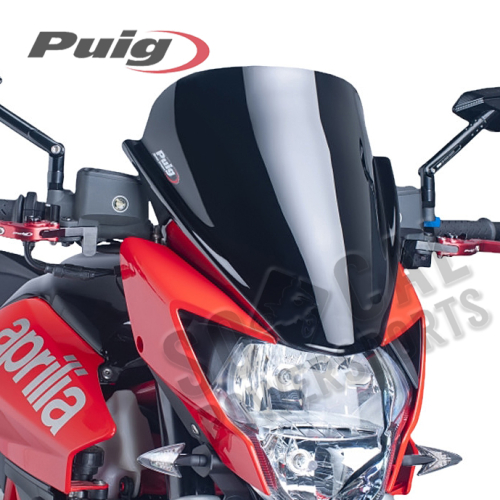 PUIG - PUIG Z-Racing Windscreen - Black - 5249N