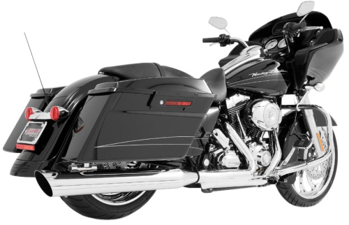Freedom Performance - Freedom Performance 4in. Classic Slash Slip-Ons - Chrome/Chrome Tips - HD00150