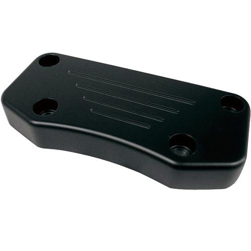 Wild 1 - Wild 1 Ball-Milled Billet Top Clamp with Hidden Mounting Bolts - Blackout - WO536B