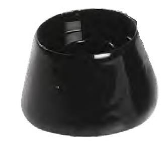 Novello - Novello Riser Extension for 1-1/4in. Bar - 1in. - Black - DN-623B