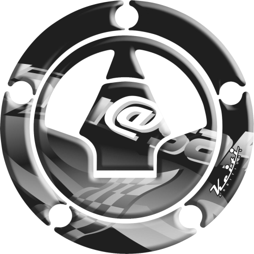 Keiti - Keiti Gas Cap Protector/Kawasaki - Black - RKW-506K