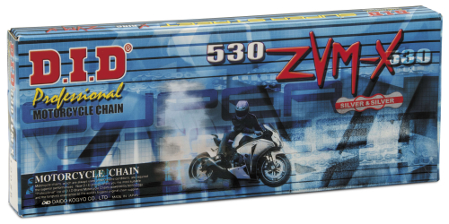D.I.D - D.I.D 530ZVM-X Super Street Series X-Ring Chain - 110 Links - Natural - 530ZVMXX110Z