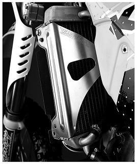 Works Connection - Works Connection Radiator Brace - Silver - 18-297