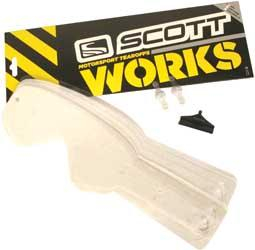 Scott USA - Scott USA Voltage Series Works Prostack Laminated Tearoffs - Clear - 205155-223