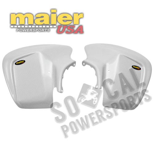 Maier Mfg - Maier Mfg Front Fender - White Carbon Fiber - 11746-31