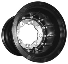 Hiper Wheel - Hiper Wheel Tech 3 ATV Carbon Fiber Wheel - Dual Beadlock - 10x10 - 4+6 Offset - 4/110,4/115 - Black - 1010-YHR-DBL-BK