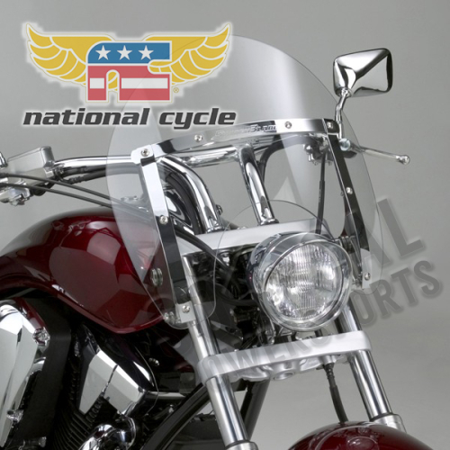 National Cycle - National Cycle SwitchBlade Shorty Windshield - Clear - N21707