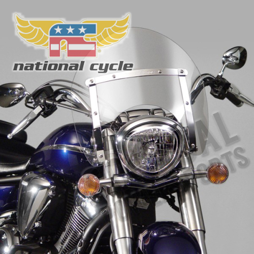 National Cycle - National Cycle SwitchBlade Shorty Windshield - Clear - N21737