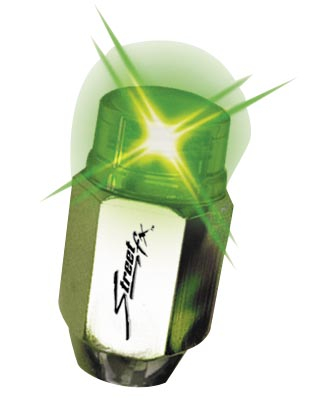 Street FX - Street FX Tire Technix Motion Activated Wheel Effects - Hex - Green - 1042199