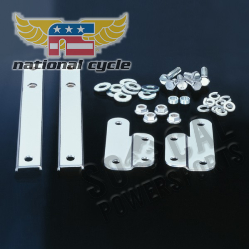 National Cycle - National Cycle Heavy Duty Wide Frame Windshield Mount Kit - KIT-CHN