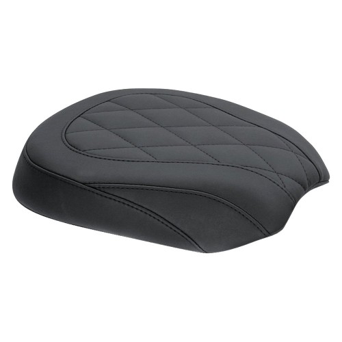 Mustang - Mustang Wide Tripper Passenger Seat - Diamond Stitch - Black - 76743