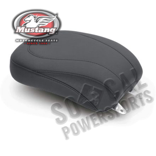 Mustang - Mustang Wide Tripper Passenger Seat - Smooth - Black - 76801