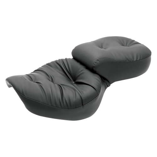 Mustang - Mustang Wide Regal One-Piece Touring Seat - Plain - 75480