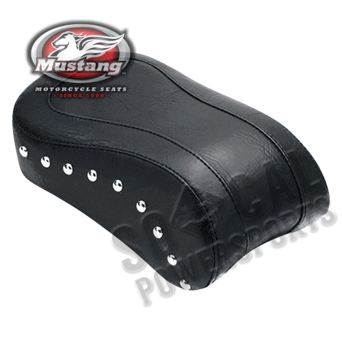 Mustang - Mustang Studded Standard Pillion Pad - Chrome Studs - 75085