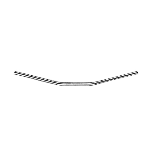 BikeMaster - BikeMaster 7/8in. Drag Bar Bend Handlebar - Chrome - 110500