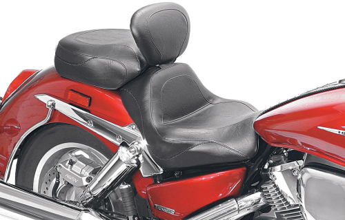 Mustang - Mustang Sport Touring Two-Piece Seat with Driver Backrest - Vintage - 79271