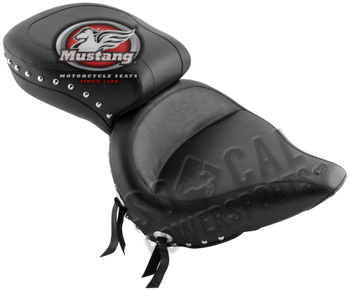Mustang - Mustang Wide Studded Super Touring One-Piece Seat - 76047