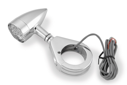 Bikers Choice - Bikers Choice Mini LED Turn Signals - Amber/Turn Signal with 39mm Clamp Kit (sold in paris) - 482424