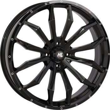 High Lifter Products - High Lifter Products HL21 Front/Rear Wheel - 24x7 - 4+3 Offset - 4/156 - Gloss black - 24HL21-1256
