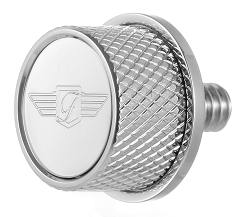 Figurati Designs - Figurati Designs Seat Mounting Knob - Stainless Steel - Mirror Pollshed with Figurati Desings Logo - FD01-SEAT KN-SS