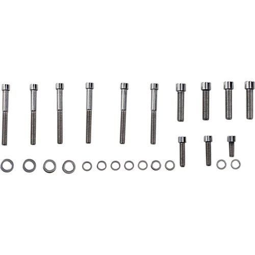 Diamond Engineering - Diamond Engineering Transmission Side Cover OEM-Style Polished Stainless Engine Bolt Kit - DE5022HP