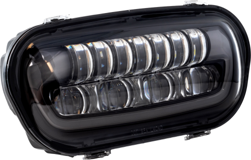 Letric Lighting Co. - Letric Lighting Co. Hammerhead LED Headlight - Black/Chrome - LLC-FBDH