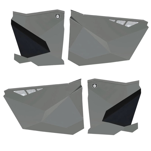 Pro Armor - Pro Armor Suicide Doors without Cut Outs - Titanium Matte Metallic - P1910D003TMM