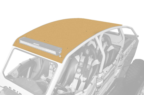 Pro Armor - Pro Armor Aluminum Roof with Light Bar Pocket - Gold Matte - P144R121GM