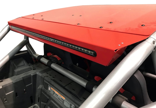 Pro Armor - Pro Armor Aluminum Roof with Integrated Rear Light Bar - Raw - P141R123