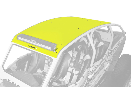 Pro Armor - Pro Armor Aluminum Roof with Light Bar Pocket - Lime Squeeze - P144R121LSQ-630