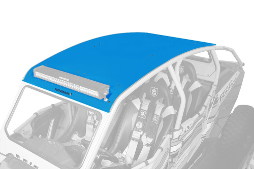 Pro Armor - Pro Armor Aluminum Roof with Light Bar Pocket - VooDoo Blue - P144R121VB-689