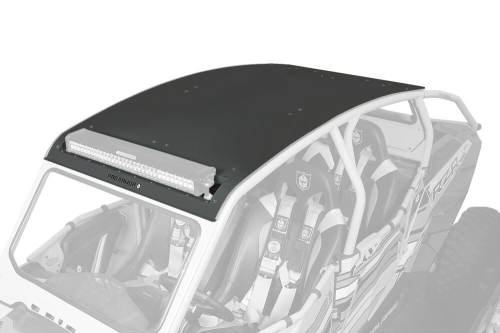 Pro Armor - Pro Armor Aluminum Roof with Light Bar Pocket - Solar Black - P144R121SLR