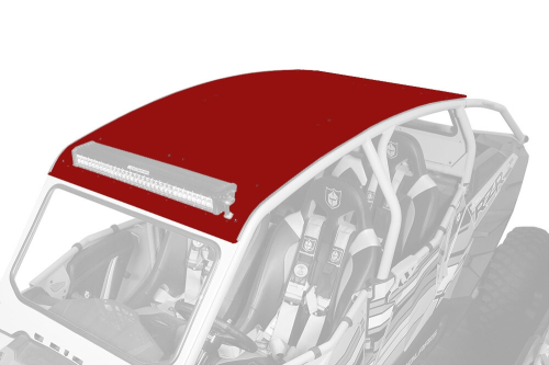 Pro Armor - Pro Armor Aluminum Roof with Light Bar Pocket -Performance Red - P144R121PR