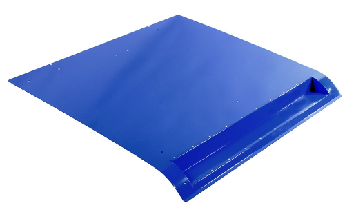 Pro Armor - Pro Armor Aluminum Roof with Light Bar Pocket - Polaris Blue - P141297PB